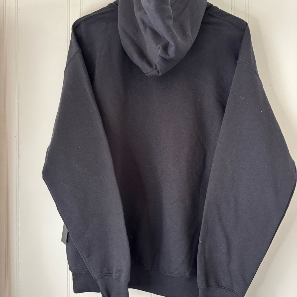 Civil Regime Black Graphic Turtleneck Hoodie Sweater - Picture 5 of 6